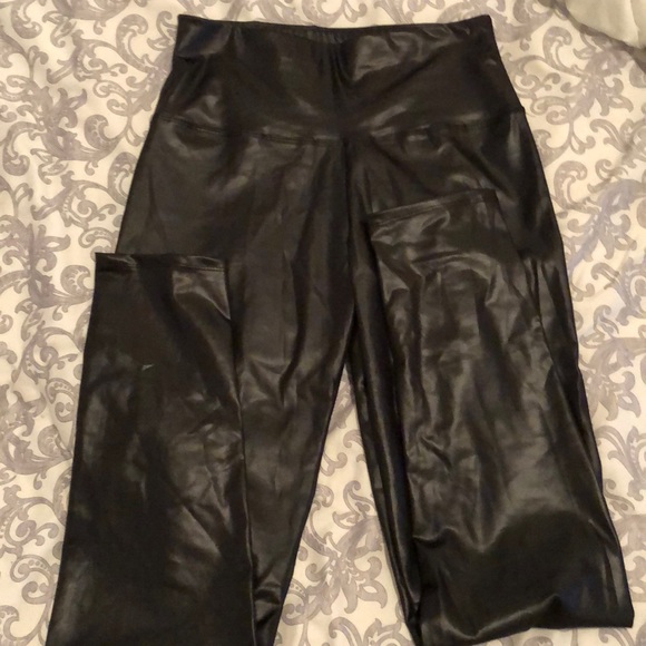 Forever 21 Shiny Leggings - Picture 2 of 5